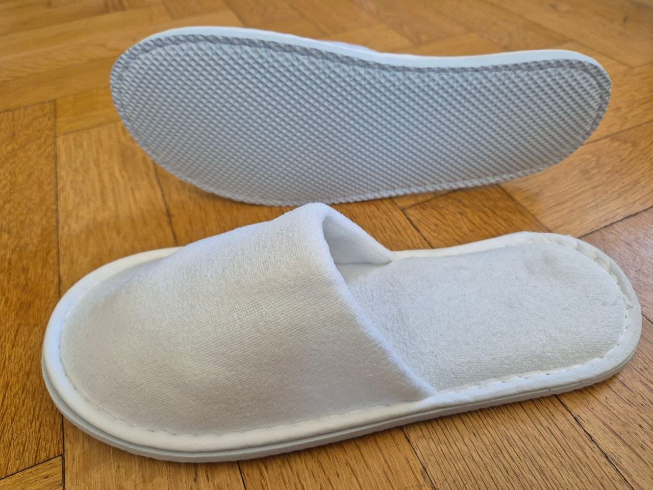 Coral Fleece Slipper Detail