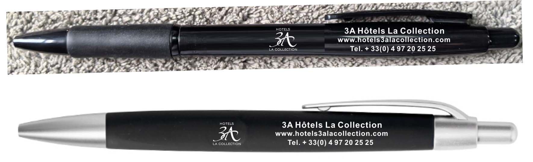 Custom hotel pen